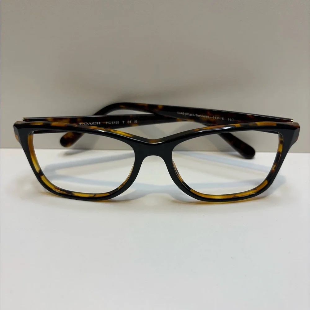 COACH HC‎ 6129 - 5446 (BLACK/TORTOISE) 54•16•140 COACH EYEGLASSES COACH GLASSES